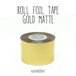 ROLL FOIL TAPE GOLD MATTE