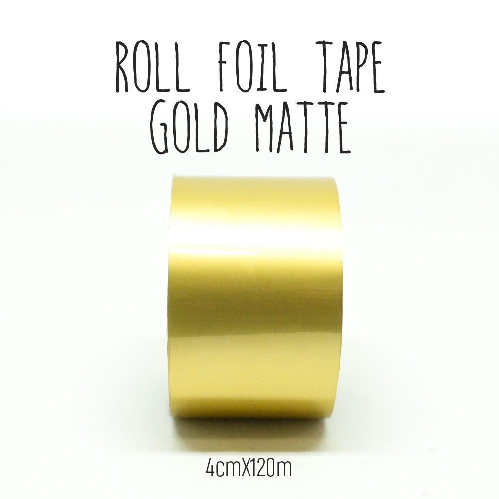 ROLL FOIL TAPE GOLD MATTE 2