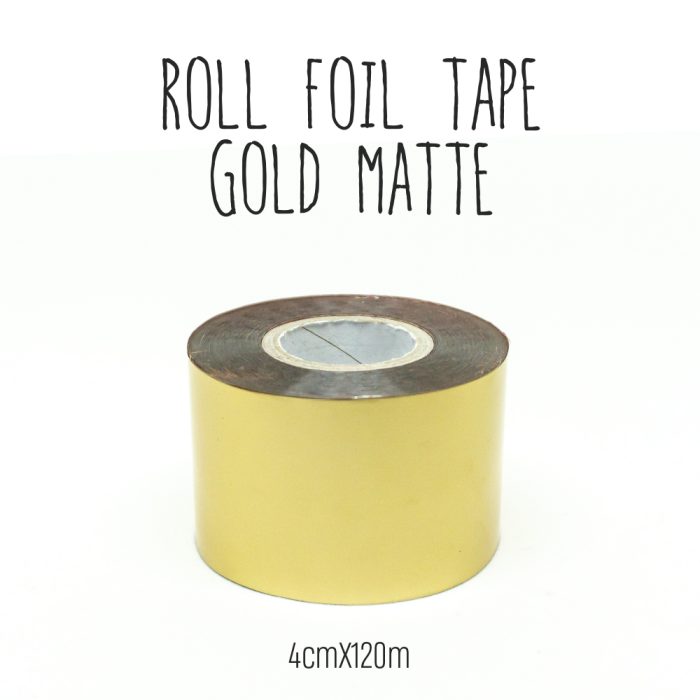 ROLL FOIL TAPE GOLD MATTE