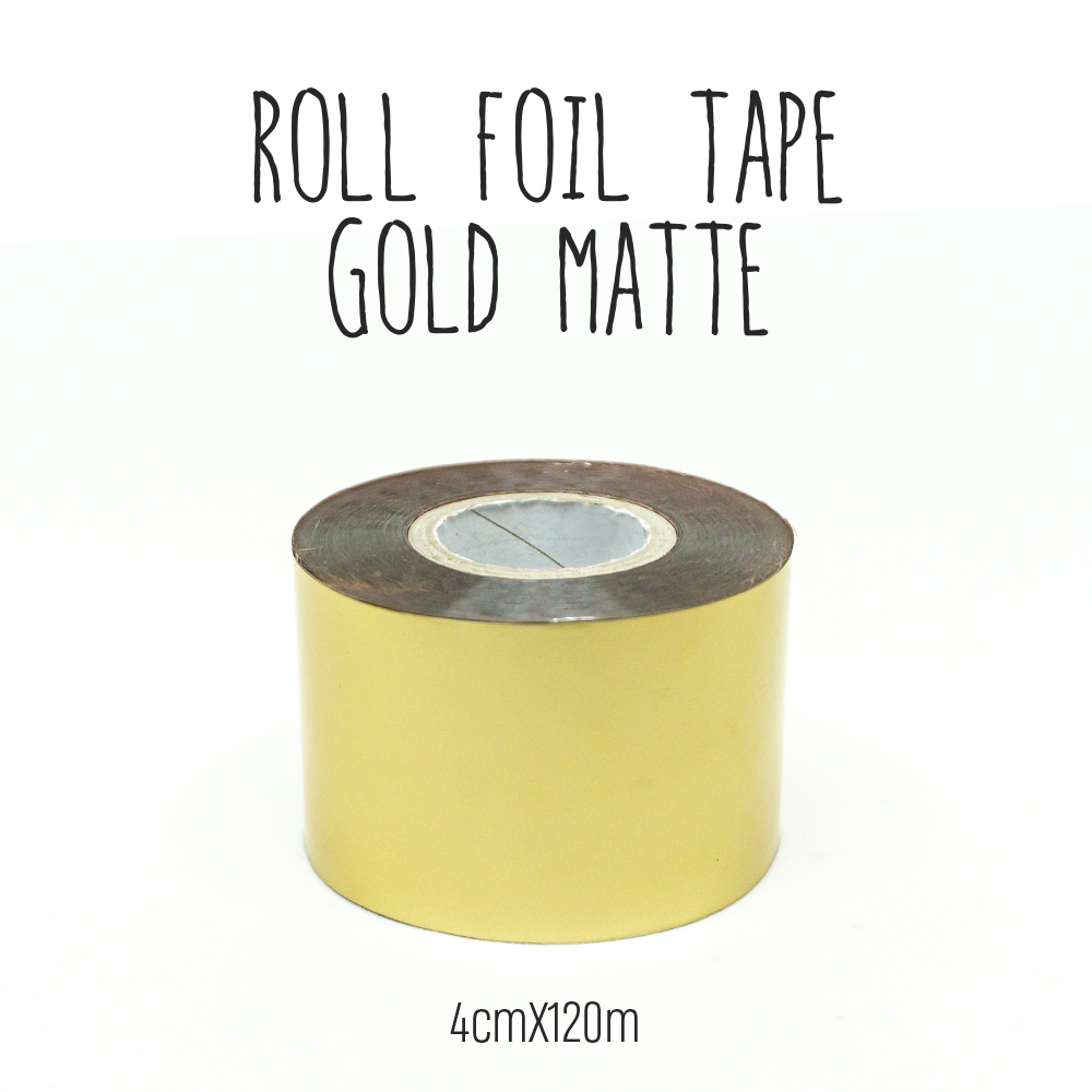 ROLL FOIL TAPE GOLD MATTE
