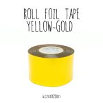 ROLL FOIL TAPE YELLOW GOLD 2