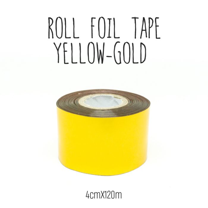 ROLL FOIL TAPE YELLOW GOLD 2